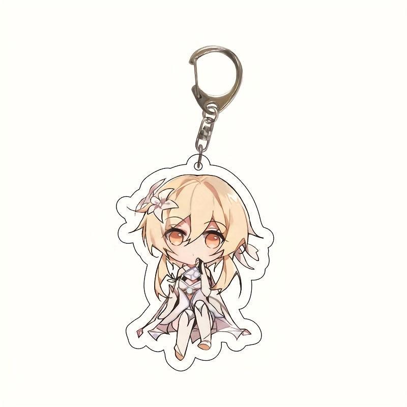 Anime Keychain for Bag Keyring