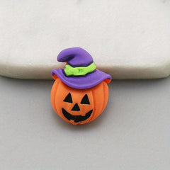 Halloween Pendant Pumpkin Spooky Cat Keychain Charm Pendant