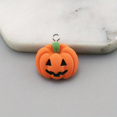Halloween Pendant Pumpkin Spooky Cat Keychain Charm Pendant