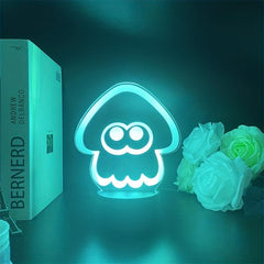 3D Squid Cartoon Night Light Touch 7 Color LED Table Lamp