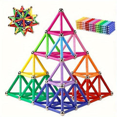 Magnetic Building Block Extended Building Block Set Non-toxic 3D Puzzle Toy Set