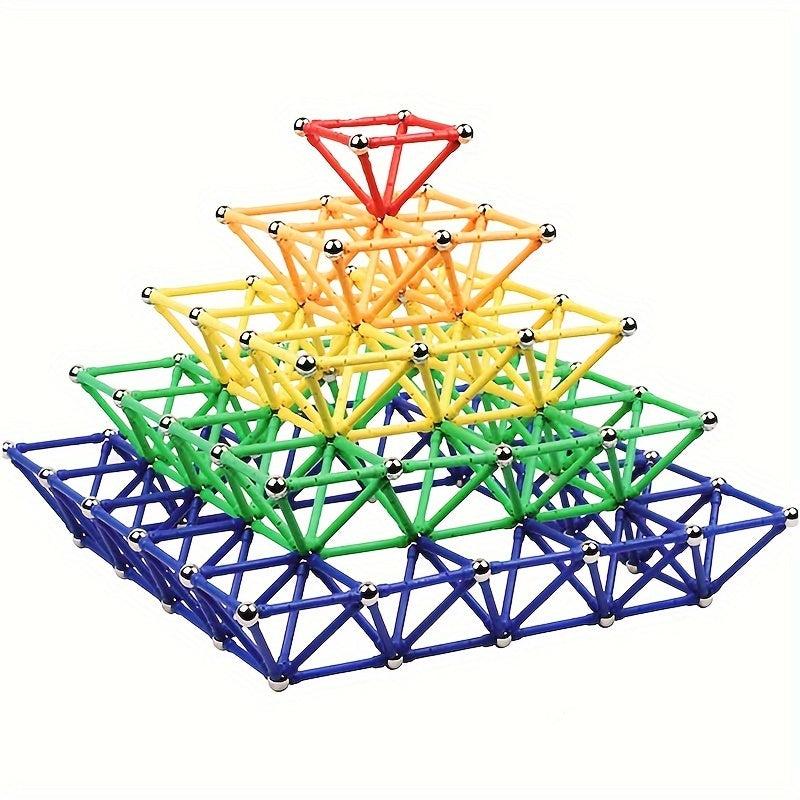 Magnetic Building Block Extended Building Block Set Non-toxic 3D Puzzle Toy Set