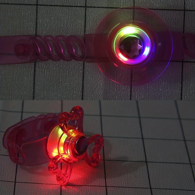 24PCS Light Up Party Favors Bulk Led Bracelets For Kids Fidget Spinner Toys