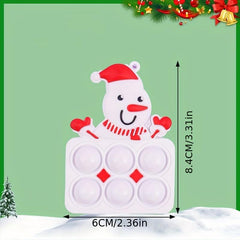 8pcs Christmas Bubble Fidget Toy Set