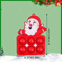 8pcs Christmas Bubble Fidget Toy Set