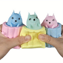 Squeeze Cup Toy Vent Squirrel Soft Pinch Toy Comfortable Knead Slap Gift