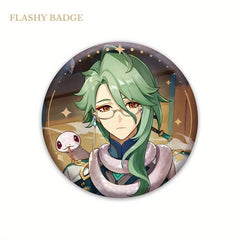 Cartoon Badges Character Figure Anime Tinplate Brooch