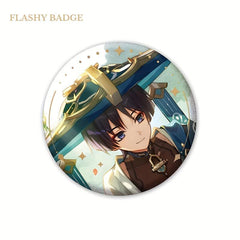 Cartoon Badges Character Figure Anime Tinplate Brooch