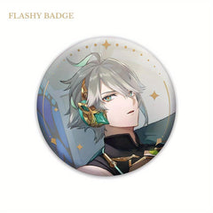 Cartoon Badges Character Figure Anime Tinplate Brooch