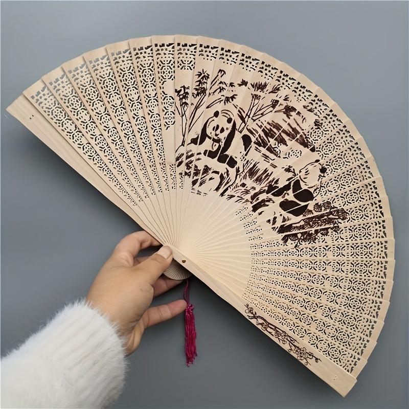 Burmese Sandalwood Incense Fan for Women