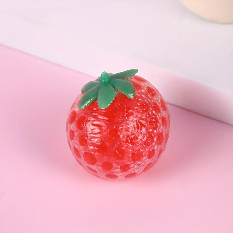 Simulated Fruit Pinch Funny Toy Stress Relief Ball Soft Rubber