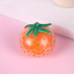 Simulated Fruit Pinch Funny Toy Stress Relief Ball Soft Rubber