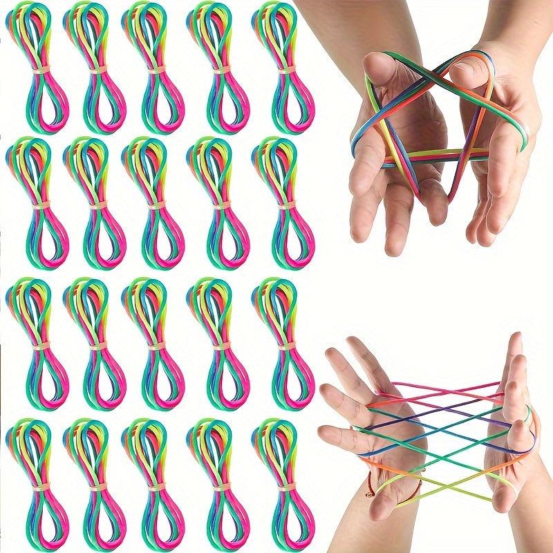 Cats Cradle String Hand Game Finger String Toy 160 Cm Length