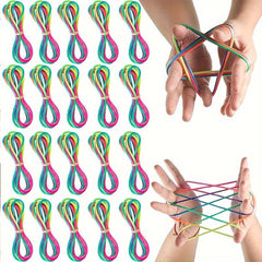 Cats Cradle String Hand Game Finger String Toy 160 Cm Length