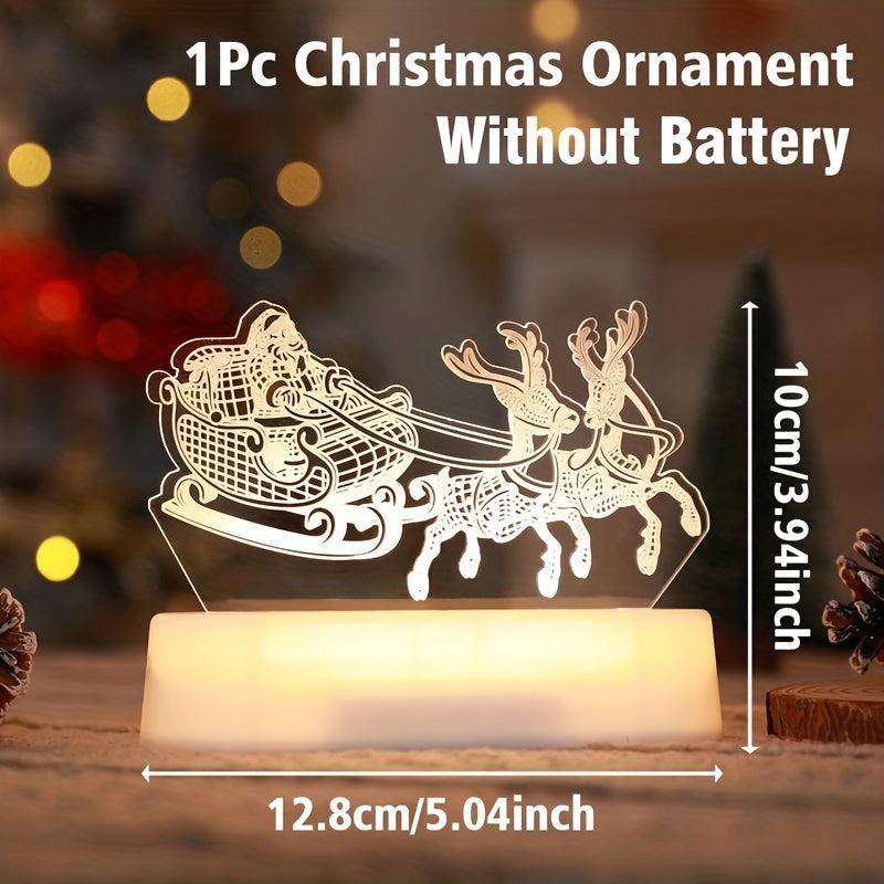 Christmas LED Night Light Santa Claus Snowman Tree Year Gift