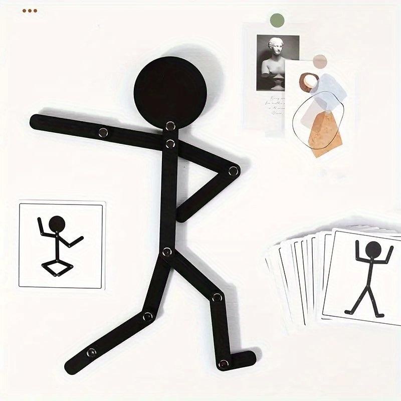 Wooden Man Jigsaw Puzzle Game for Kids, 3D Educational Toy