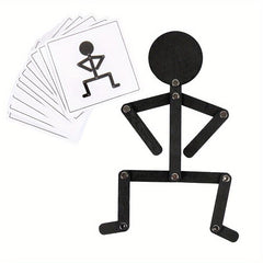 Wooden Man Jigsaw Puzzle Game for Kids, 3D Educational Toy