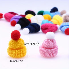 Mini Knitted Woven Hat Toy Bundle 20 Pcs Random
