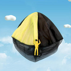 1Pc Hand Dropped Parachute Soldier Parachute Outdoor Exercise Puzzle Toy