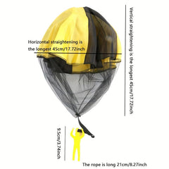 1Pc Hand Dropped Parachute Soldier Parachute Outdoor Exercise Puzzle Toy