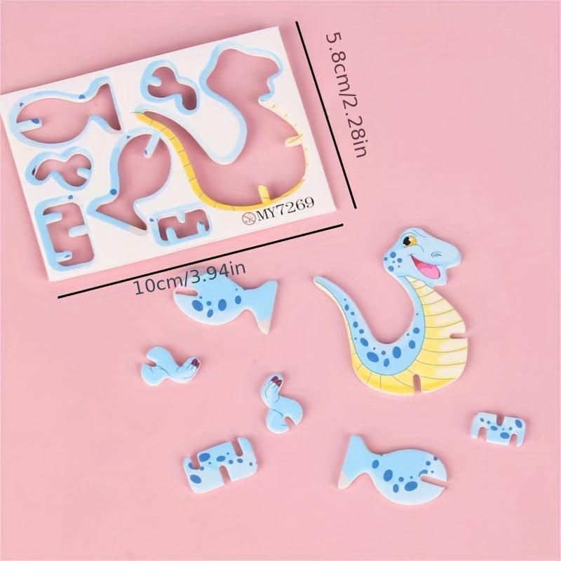 DIY Mini Mosaic Dinosaur Model 3D Puzzle for Kids