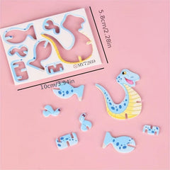 DIY Mini Mosaic Dinosaur Model 3D Puzzle for Kids