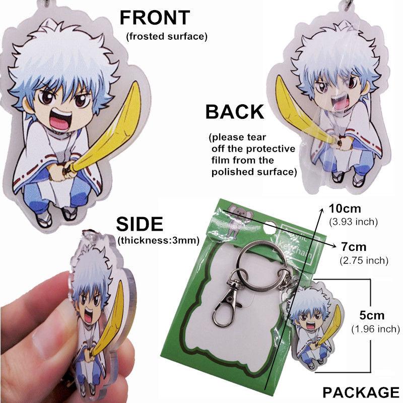 Anime Manga Toys Keychain For Kids School Supplies Keyring
