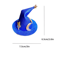 Halloween Clip Ghost Funny Decoration Wizard Hat Hair Clip