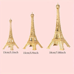 Eiffel Tower Statue Home Decor Figurine Jewelry Stand Toy Gift Souvenir