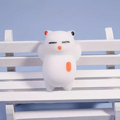 2pcs Lazy Cat Fidget Toys, Stress Relief Vent Sensory Ornaments