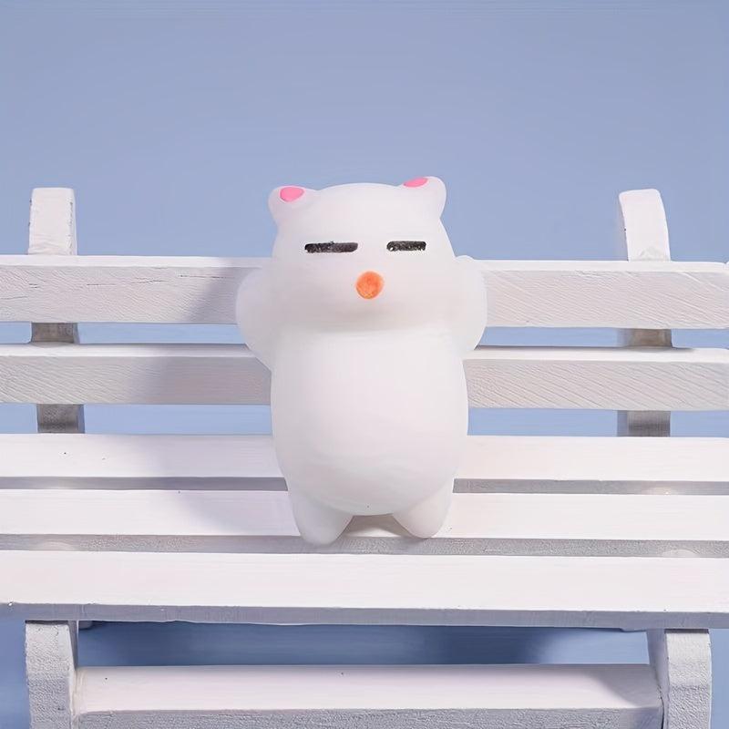 2pcs Lazy Cat Fidget Toys, Stress Relief Vent Sensory Ornaments