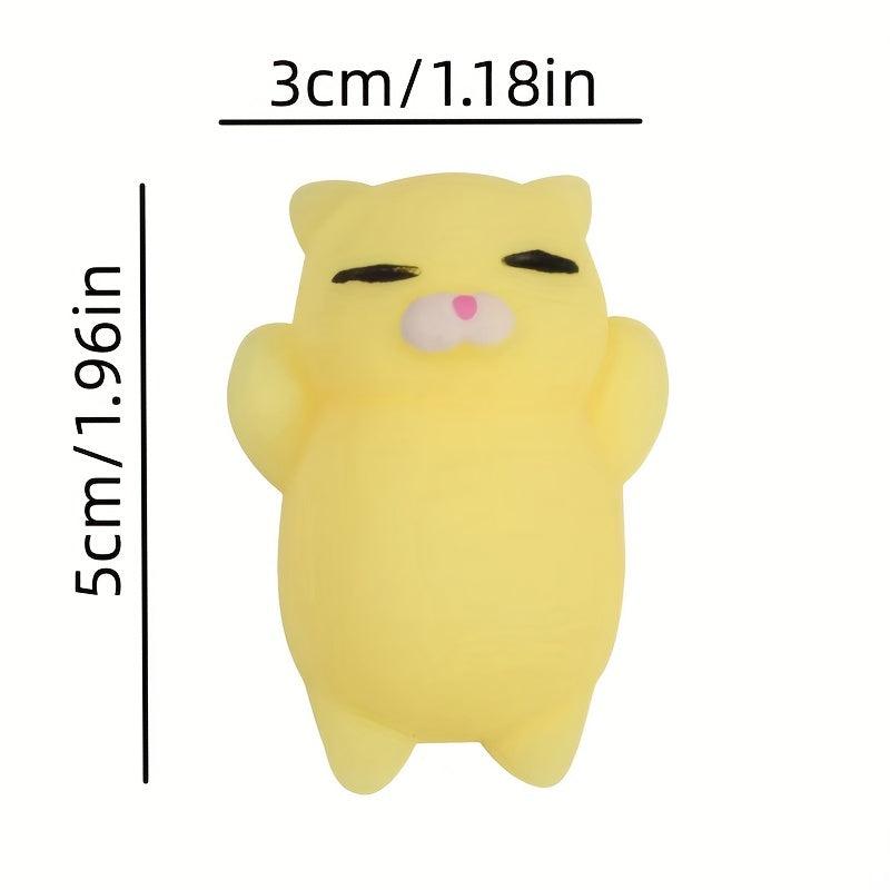 2pcs Lazy Cat Fidget Toys, Stress Relief Vent Sensory Ornaments