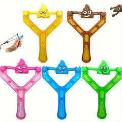 1Pc Christmas Gift Toy Poop Slingshot Strange Poop Poop Slingshot Spoof