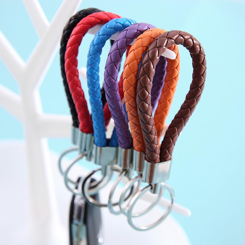 Braided Keychain Bracelet for Customers Trinkets Key Pendant Phone Strap