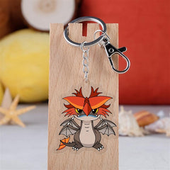5 49 Cm Cartoon Keychain Anime Figure Keyring Acrylic Toys