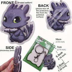 5 49 Cm Cartoon Keychain Anime Figure Keyring Acrylic Toys