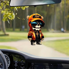 Doll Car Rearview Mirror & Acrylic Keychain Set