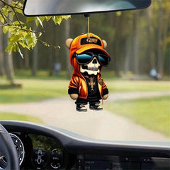 Doll Car Rearview Mirror & Acrylic Keychain Set