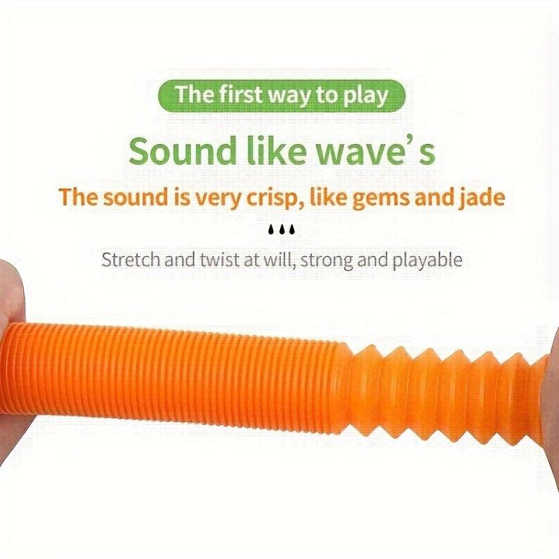 Colorful Pop Tube Sensory Toys For Kids 5pcs