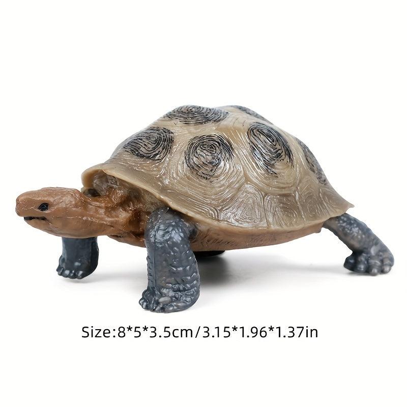 Wild Life Animal Toy Giant Tortoise Figurine for Kids 3-8 Years Old