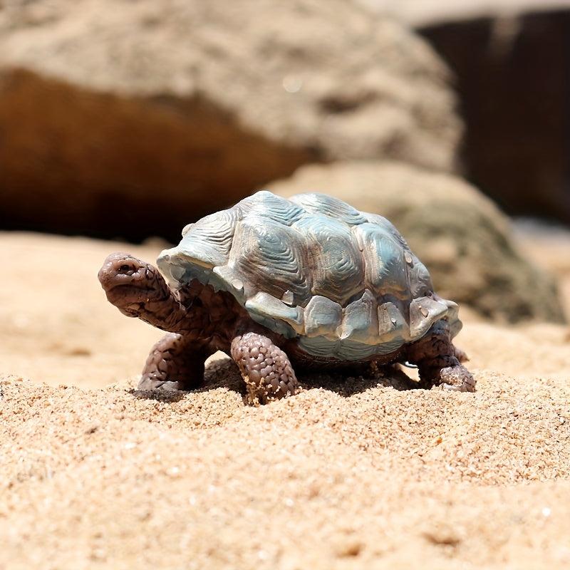 Wild Life Animal Toy Giant Tortoise Figurine for Kids 3-8 Years Old