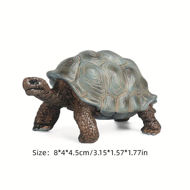 Wild Life Animal Toy Giant Tortoise Figurine for Kids 3-8 Years Old