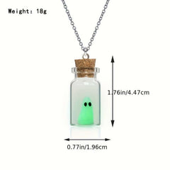 Luminous Ghost Necklace Creative Decoration Halloween Gift