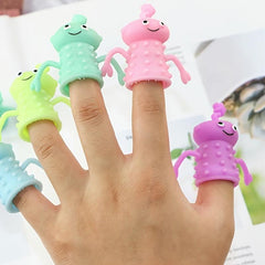 5Pcs Monster Finger Toys for Kids' Puppet Show Fun