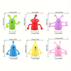 5Pcs Monster Finger Toys for Kids' Puppet Show Fun
