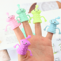 5Pcs Monster Finger Toys for Kids' Puppet Show Fun