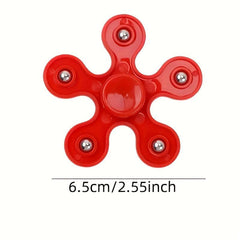 5-Leaf Fingertip Gyroscope Plum Flowers - 4 Pack
