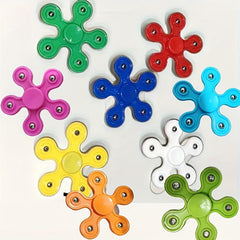 5-Leaf Fingertip Gyroscope Plum Flowers - 4 Pack