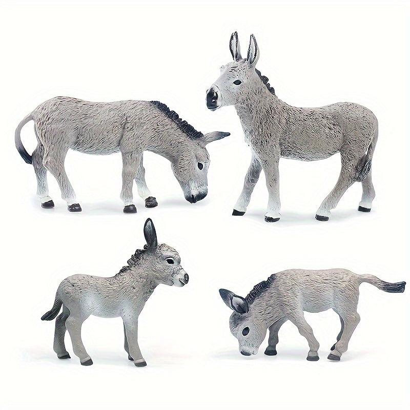 Simulation Donkey Model Ornament Toy for Decoration Party Gift