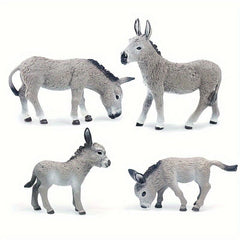 Simulation Donkey Model Ornament Toy for Decoration Party Gift